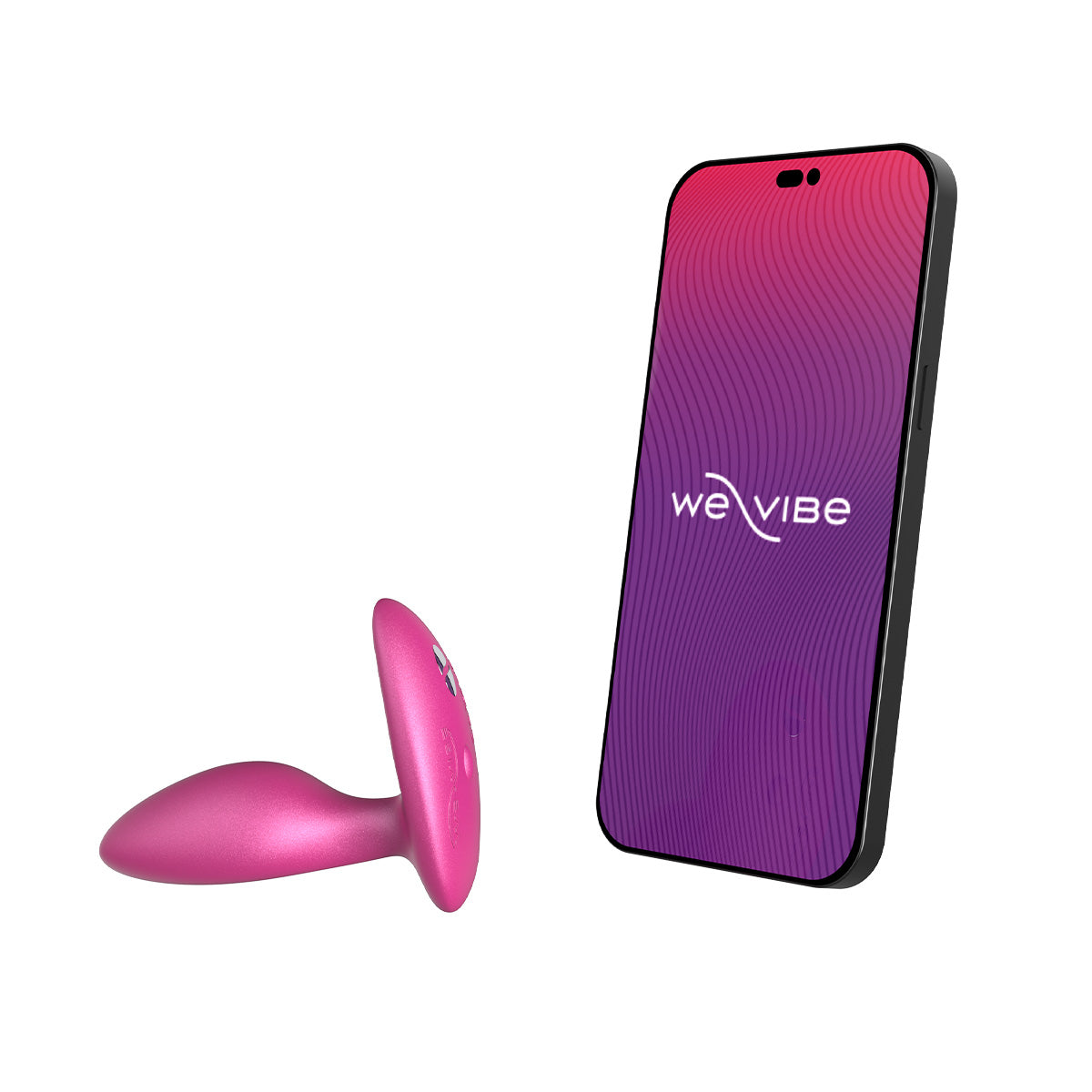 We-Vibe® Ditto+ - Plug Anal Vibrant avec Télécommande - Rose Cosmique