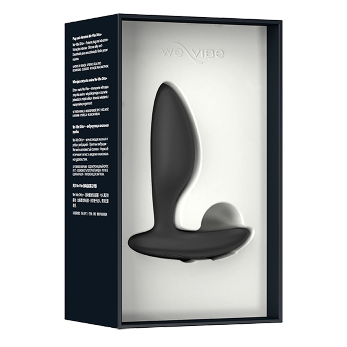 We-Vibe® Ditto+ - Vibrating Anal Plug with Remote - Satin Black