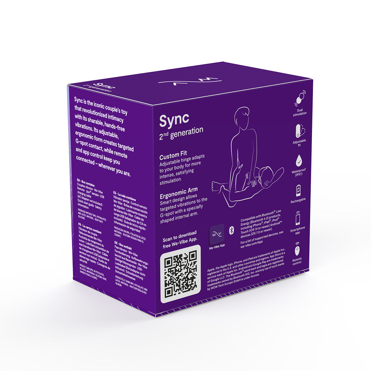 We-Vibe® Sync Couples' Vibrator 2nd Generation - Purple