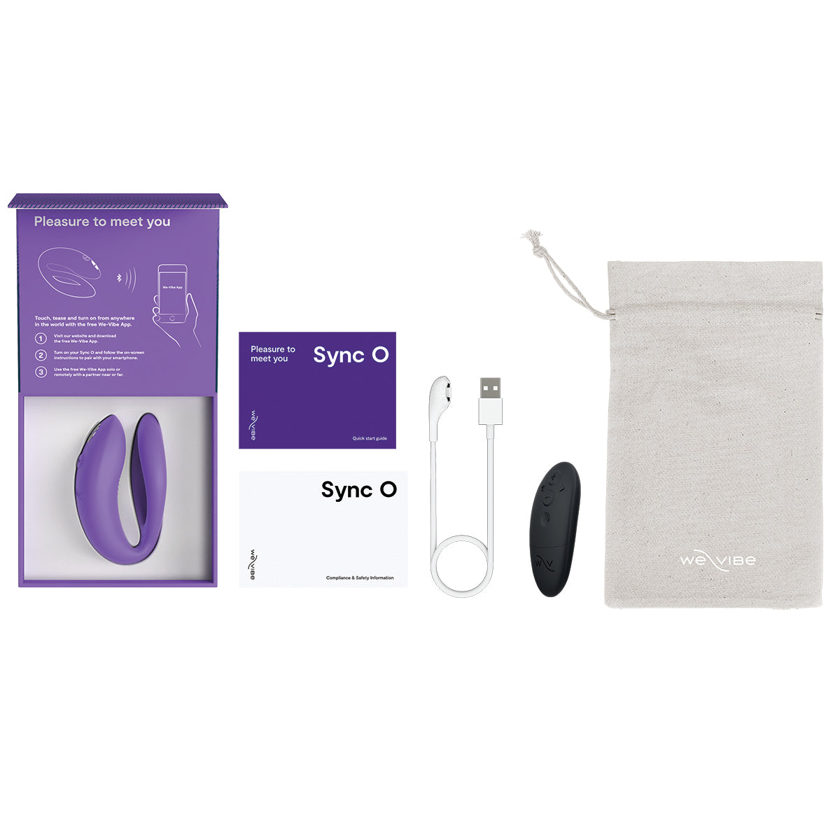 We-Vibe® Sync O - Couples Vibrator - Light Purple