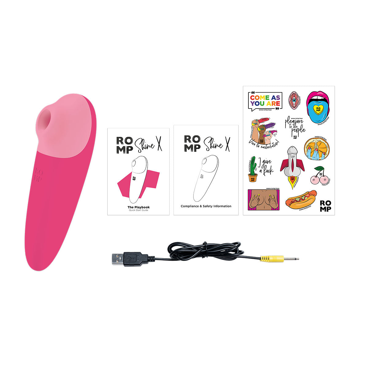 ROMP - Shine X Clitoral Stimulator - Pink