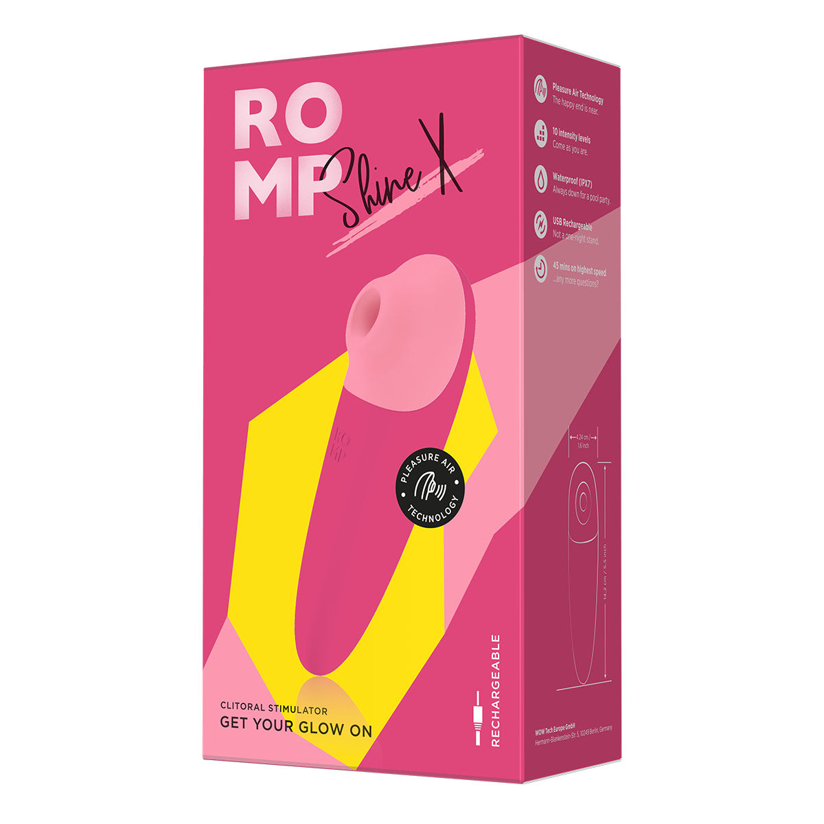 ROMP - Shine X Clitoral Stimulator - Pink