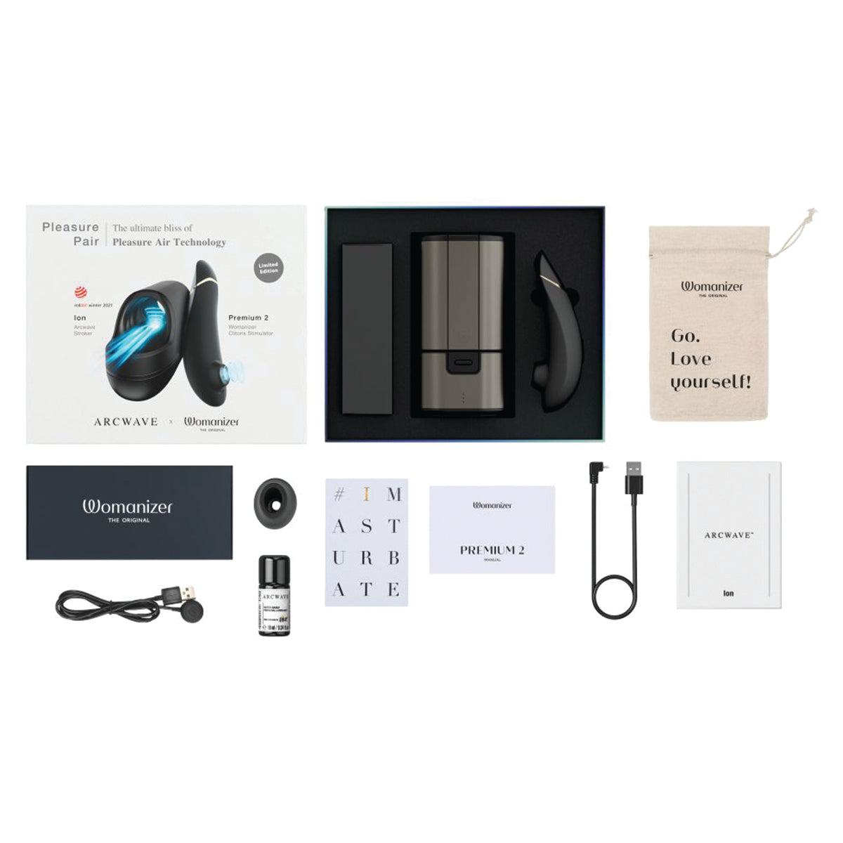 Arcwave X We-Vibe® - Édition Limitée - Kit Plaisir en Duo - Noir