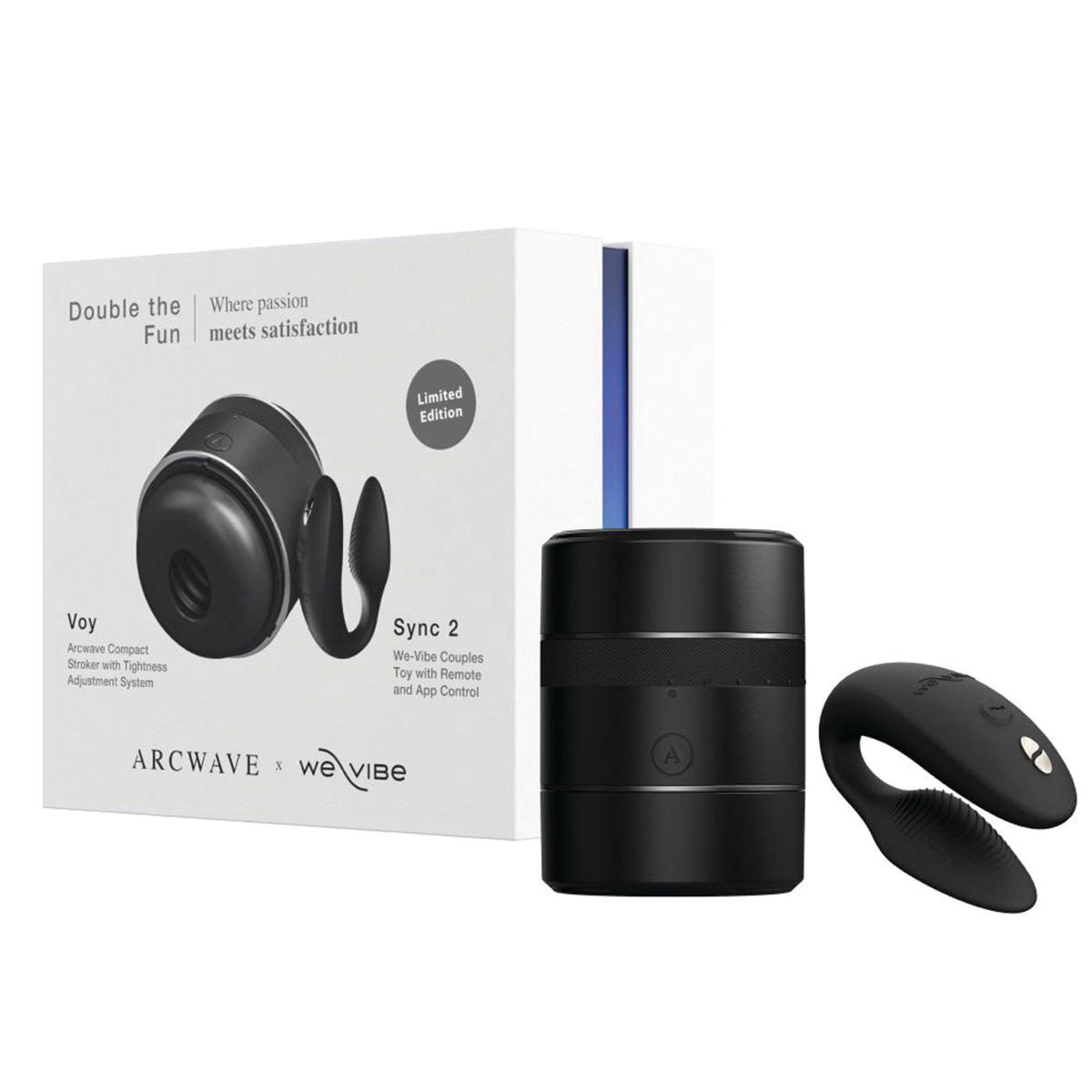 Arcwave X We-Vibe® - Édition limitée - Kit Double plaisir - Noir