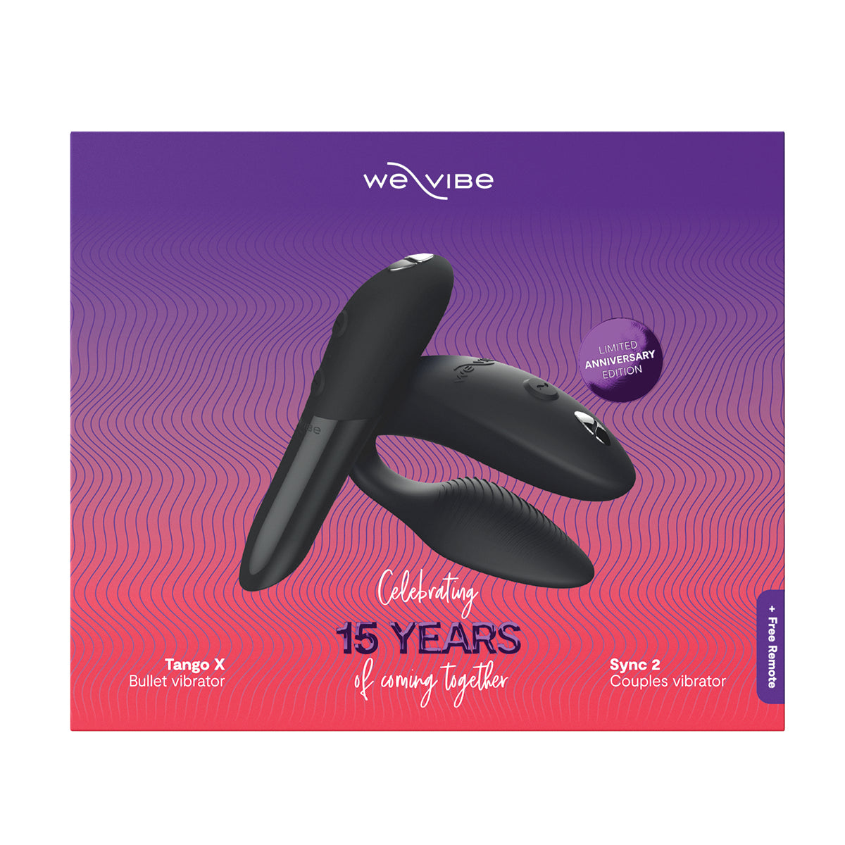 We-Vibe® Édition limitée Anniversaire – 15 ans de plaisirs partagés