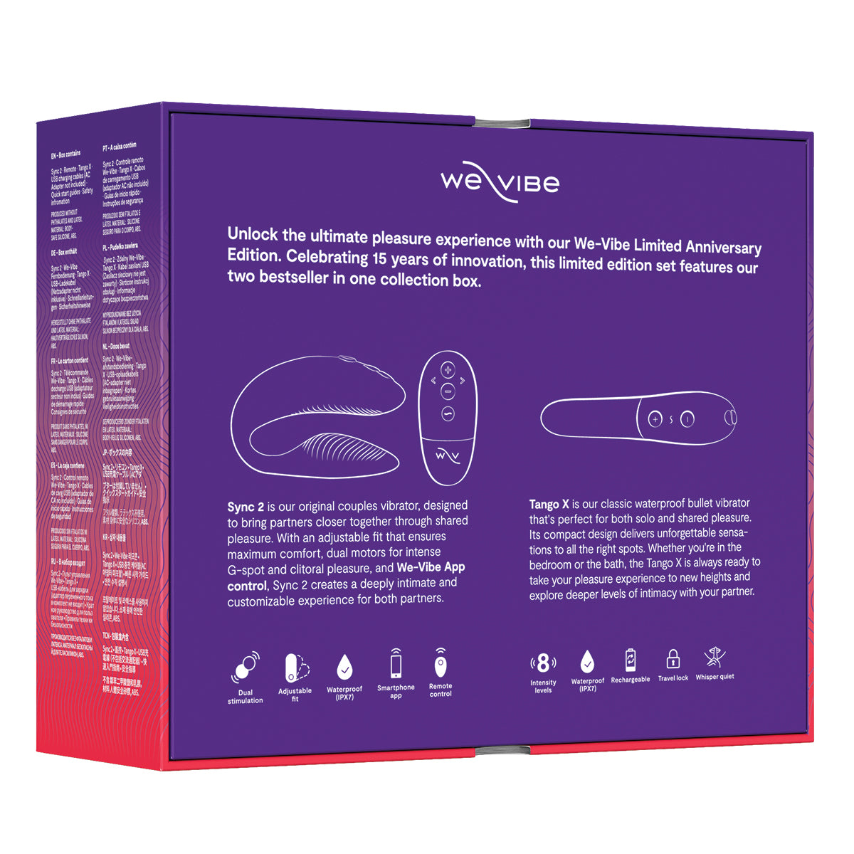 We-Vibe® Édition limitée Anniversaire – 15 ans de plaisirs partagés