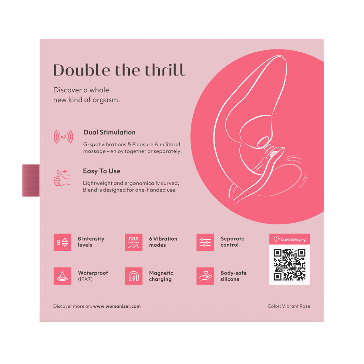 Womanizer - Blend - Vibrant Rose