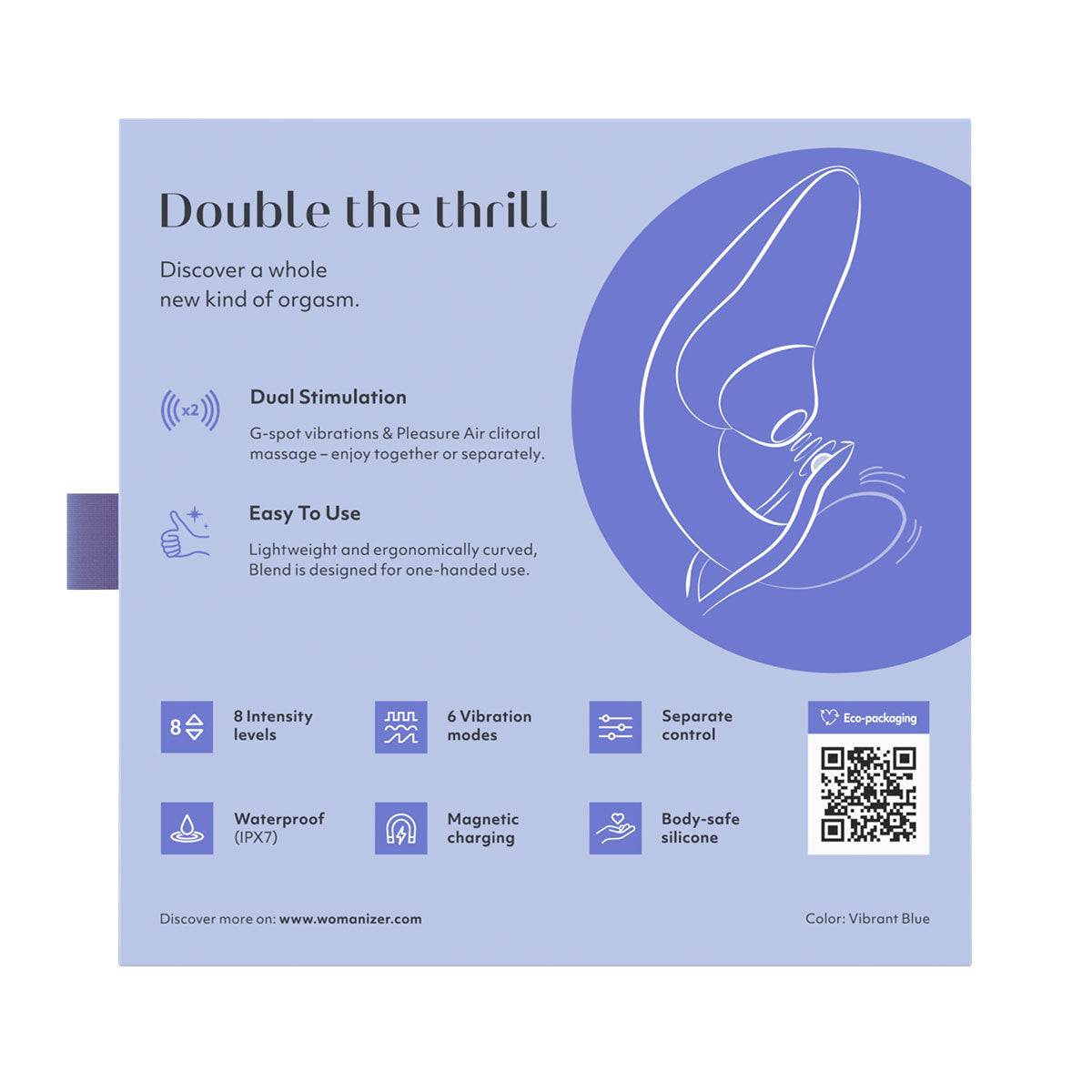 Womanizer - Blend - Vibrant Blue