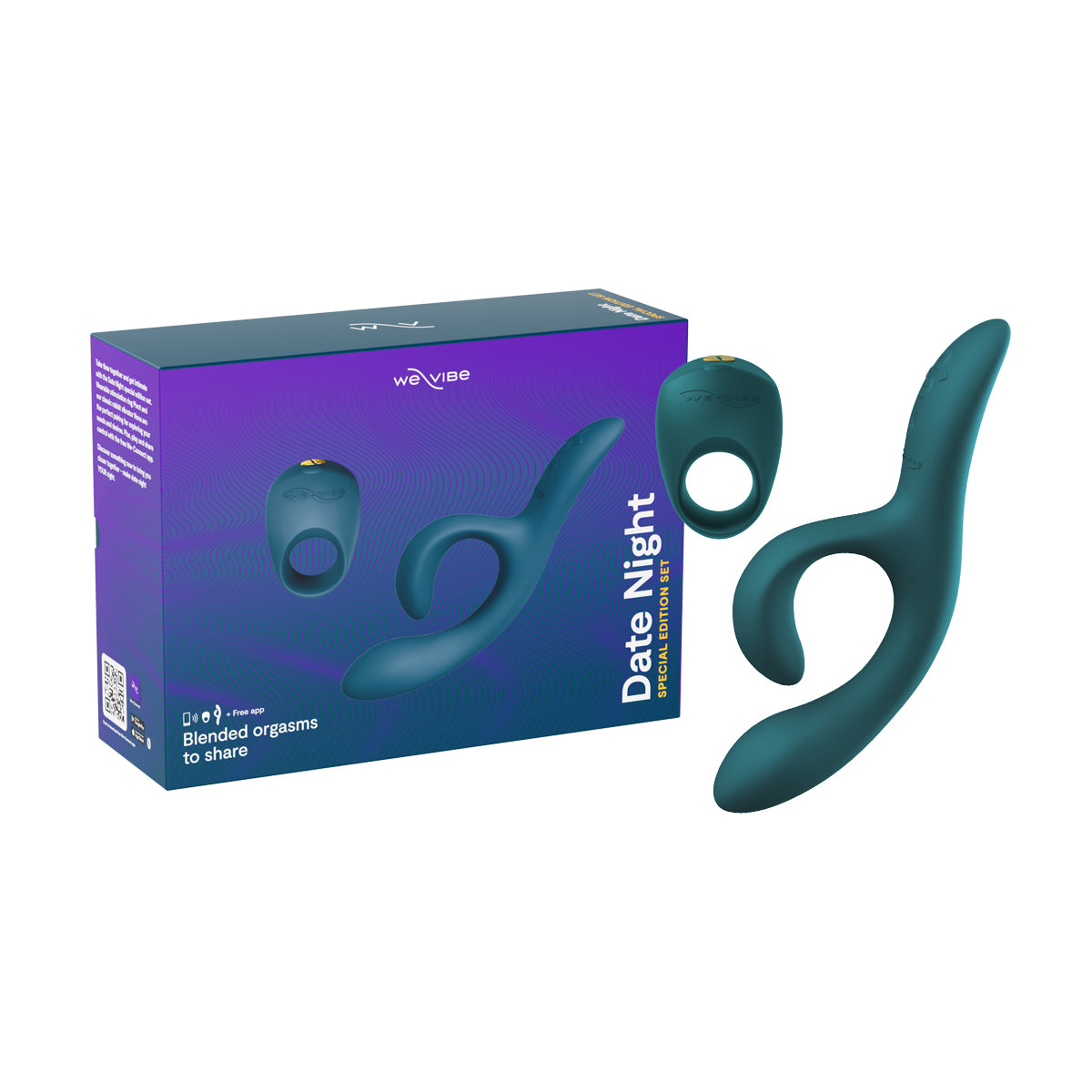 We-Vibe® Soirée en amoureux Édition Spéciale - Coffret Cadeau - Velours Vert