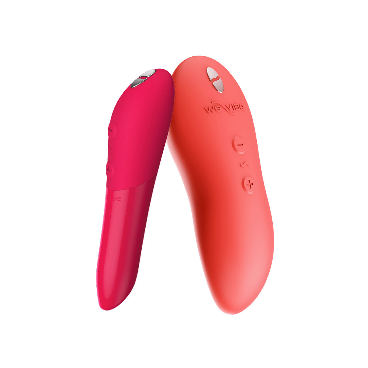 We-Vibe® Forever Favorites - Lay-On Vibrating Massager & Bullet Vibrator Special Edition Set - Red/Coral