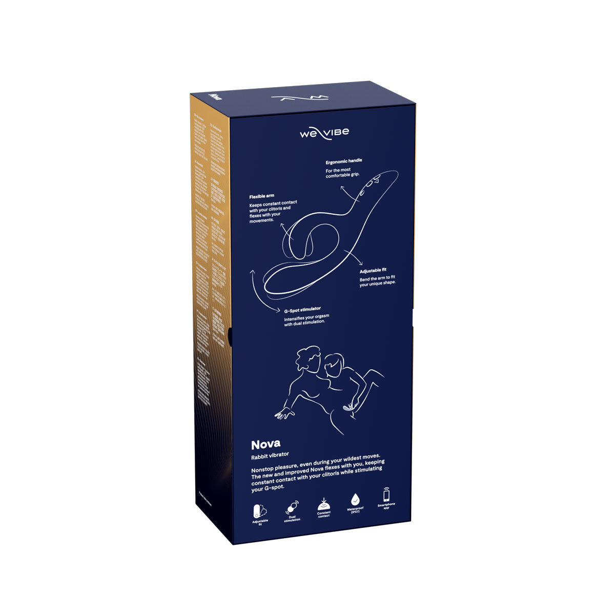We-Vibe® Nova - Vibromasseur Lapin - Bleu Nuit