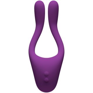Doc Johnson - TRYST™ v2 Bendable Multi Erogenous Zone Massager with Remote - Purple