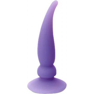100% Silicone Curved Horn - Purple