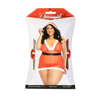 Dreamgirl – Christmas Santa Cutie Costume – Plus Size