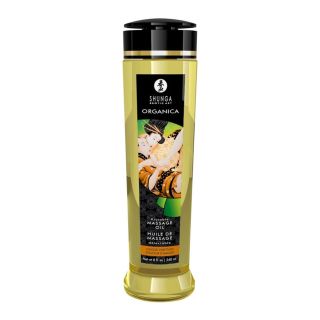 Shunga Erotic Art – Organica - Kissable Massage Oil – Almond Sweetness – 8 oz/240ml