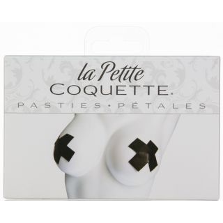 Coquette – Cross Shaped Pasties – Black 