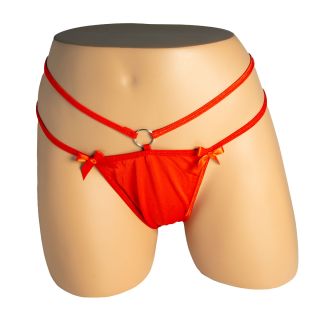 Elegant Moments – Crotchless Thong Panty – Red 