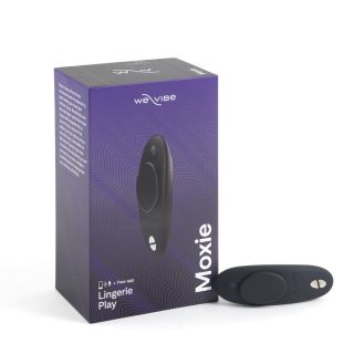 We-Vibe Moxie Lingerie Play Vibrator - Satin Black