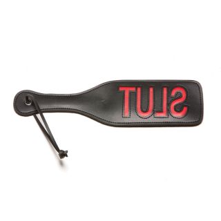 X-Play by Allure – Slut Impression Paddle – Black/Red