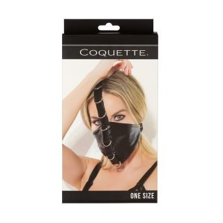 Coquette – Fetish Harness Mask – Black – One Size