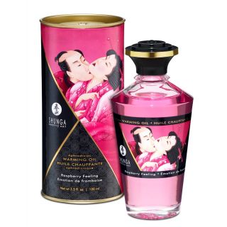 Shunga – Warming Oil – Raspberry Feeling – 3.5 oz/100 ml