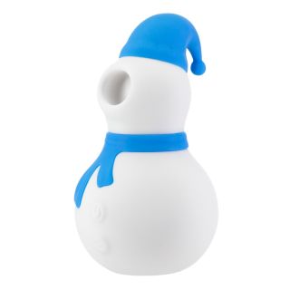 BMS Enterprises – Snowy Kiss – Clitoral Stimulator – Snowman (Blue & White)