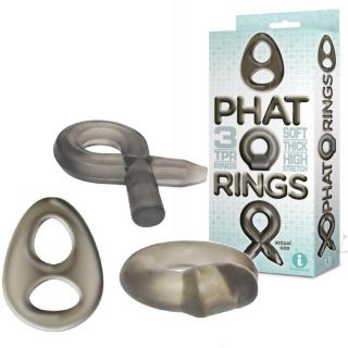 Icon Brands – Phat Rings – Extra Thick Cock Rings – Smoke