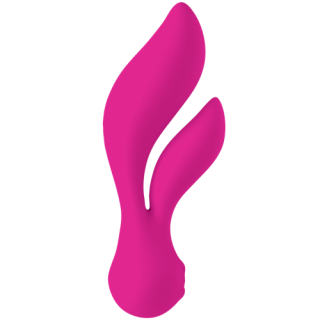 BMS - The Swan Feather - Dual Vibrator - Rechargeable - Pink