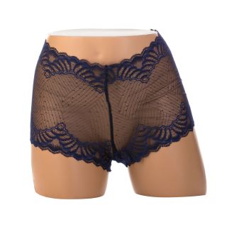Popsi Lingerie – Lace Cheeky Panty – Blue – One Size