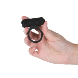 PowerBullet – Cosmic Ring – Vibrating Cock Ring – Black