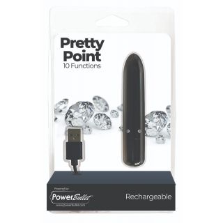 BMS – Pretty Point – Bullet Vibrator – Rechargeable – Black