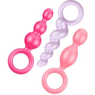 Satisfyer - Silicone Butt Plugs - 3 Piece Value Pack