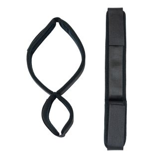 Punishment - Thigh to Wrist Restraints – Black