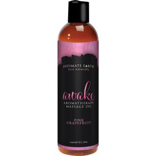 Intimate Earth - Aromatherapy Massage Oil - 8 oz - Awake