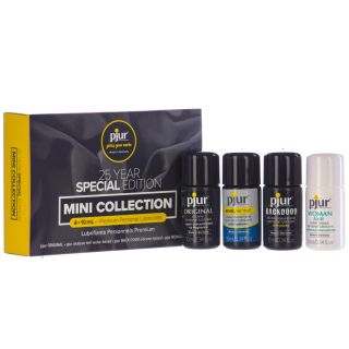 Pjur – 25 Year Special Edition Mini Collection – 4 x 10 ml Lubricants