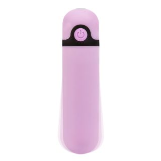 Pure Love® - Rechargeable Silicone Finish Vibrating Bullet – 3.5 in. – Purple
