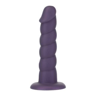 Pure Love -  9.5" Twisted Dong - XL - Purple