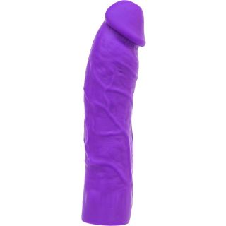 G Touch Rechargeable Silicone Dildo - Purple - 6.5 inches