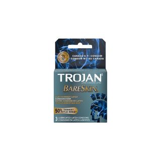 Trojan Sensitivity Bareskin Condoms - 3 Pack