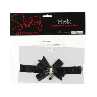 Shirley of Hollywood – Ribbon Choker – Black
