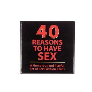 40 Reasons to Have Sex Card Game