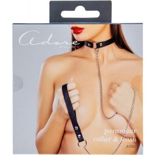  Allure – Adore – Paramour Collar & Leash – Black