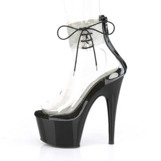 Pleaser - Adore 7” Platform Heel – Clear Black