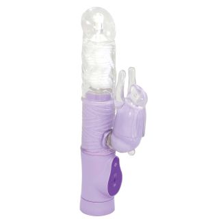 Bunny Blossom 6.5" Vibrator - Purple 