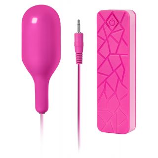 Buzzz - 3.5" Bullet Vibrator with Controller - Battery Operated - Pink