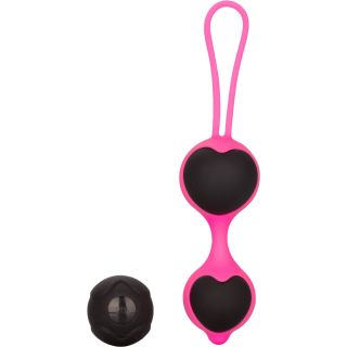 CalExotics Silicone Kegel Trainer - Pink/Black