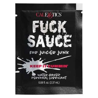 CalExotics – Fuck Sauce – Water-Based Personal Lubricant – Sachet - 0.08 fl.oz