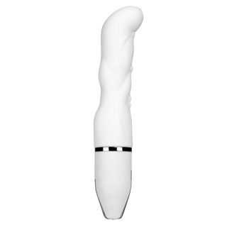 Crazy Performer 6" Waterproof Silicone Vibrator - White