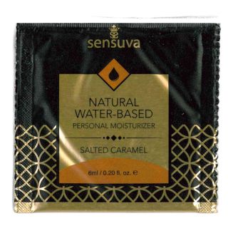 Sensuva – Natural Water-Based – Flavoured Personal Moisturizer - 6ml/0.2oz-Salted Caramel