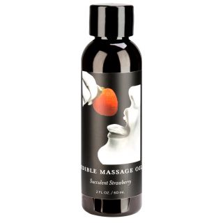 Earthly Body Edible Massage Oil Strawberry